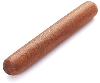 Kyraton Rolling Pin 20cm - Wood French Rolling Pin for Baking Pizza, Pie, Cookie, and Dumpling Dough
