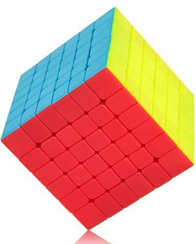 ROXENDA Speed Zauberwürfel Würfel Stickerless - Professional & Solides & Langlebiges, Dreht Sich Schneller als das Original (6x6x6)