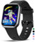 Mgaolo Kids Smart Watch for Boys Girls,Kids Fitness Tracker Smartwatch with Heart Rate Sleep Monitor,Waterproof Pedometer Activity Tracker for Fitbit Android iPhone, Birthday Present (Black)