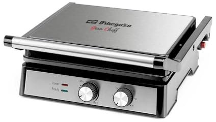 Orbegozo GR 4580 GRILL ELÉCTRICO - Potencia: 2000 W. Fácil y rápido de usar. Fácil limpieza.