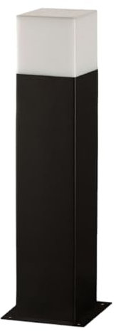 damastoreitalia Luci da giardino a palo, Design Moderno, IP44, Lampione per lampadine a led max 12W (non incluse), Ideali per Illuminare Vialetti e Percorsi Pedonali Esterni (Nero)