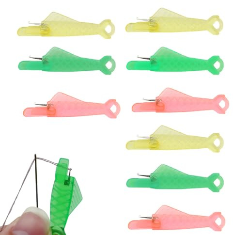 LuLiyLdJ Enfile Aiguille pour Machine à Coudre,Enfile Aiguilles, Enfile Aiguilles en Plastique pour Couture,Plastique DIY Enfile Fil,Fil Enfile Aiguille à Coudre,Fil Enfile-Aiguille à Coudre, 9 pièce