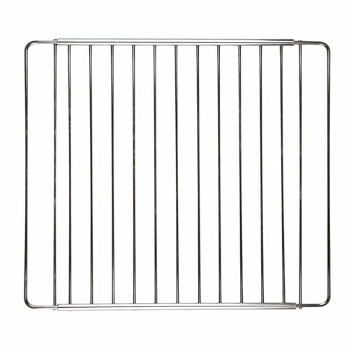 CHEFZOCO Bandeja extensible para horno, Parrilla ajustable para horno, Rejilla extensible Horno, Bandeja horno universal, Apta par a la mayoría horno, ancho de 370 a 640 mm, Fondo fijo de 305mm