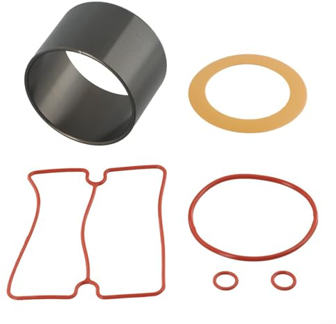 Eawfgtuw per kit cilindro e pistone compressore olio-aria con anelli di tenuta, guarnizioni in gomma per modelli 550W-1500W, manicotto cilindro di ricambio compatibile con vari (per 750W)