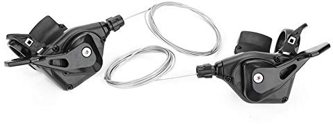 Dilwe 1 Paio deragliatori per Bici, 3x7 / 8/9 velocità Sinistra/Destra Accessorio Cambio Cambio per Bicicletta(3 * 8Speed)
