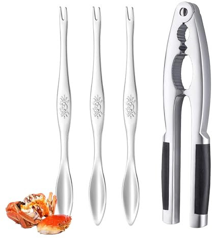 Cracker e Strumenti per Gambe, in Acciaio Inossidabile Aragosta Picks inox