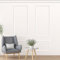 Pangda 2 Set Peel and Stick Wall Molding Kit, Premade Wainscoting Panels for Interior Wall Moulding Decor Accent Wall Molding, Pre Made Wainscoting Accent Wall Panel 2 Top 2 Bottom Frames
