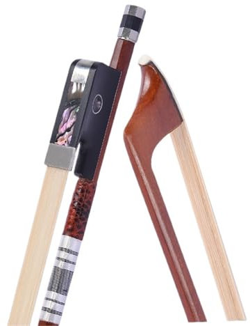 Geigenbogen Bratschenbogen Bogenstange brasilianisches Holz Spielinstrumentenzubehör für Anfänger