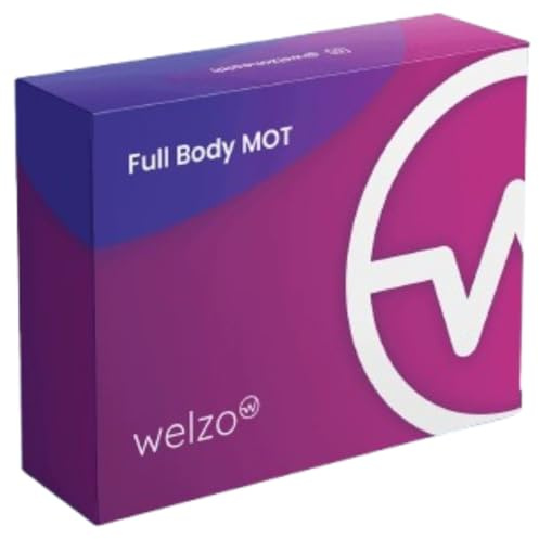 Welzo Full Body MOT Health Check – Advanced Screening Kit | At-Home Wellness Test for Hormones, Heart, Liver, Kidney, Cholesterol | Track Energy, Mood, Metabolism, Vital Organ Function