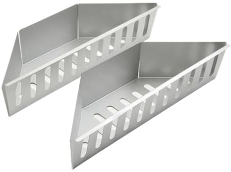 Cestino Per Carbone Cestino for carbone in alluminio zincato Porta-carburante for cestello for di grandi dimensioni in acciaio inossidabile Per Carbone(2pcs)