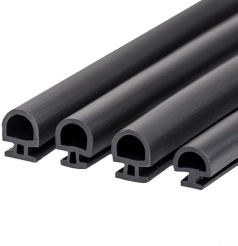 10 m 50 mm Junta de ventana de aluminio, tira de goma de rotura térmica de aleación de aluminio, cinta de cuero para puerta y ventana, 10 metros (B)