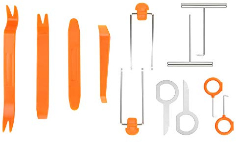 flintronic Strumento di Rimozione Auto, Nylon Smontaggio Attrezzi, Removal Tool per Auto Porta Pannello, Radio, Auto Trim Rimozione Installer, Riparazione Auto Pry Strumento Attrezzi - 12 Pezzi