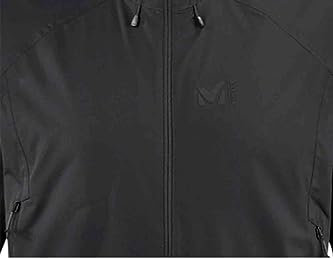 Millet - Fitz Roy III JKT M - Veste Hardshell Homme - Membrane Dryedge Imperméable et Respirante - Approche, Randonnée, Trekking, Lifestyle - Noir S