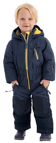 Killtec FISW 31 MNS ONPC Sci/Tuta da Neve con Cappuccio, Impermeabile, Dark Blue, 110 cm-116 cm Unisex Kids