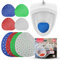 SOL 8pk Heart Urinal Splash Mats, Anti-Splash Screen Pads, Multicoloured, Waterless, Universal Fit, Easy to Install, Low Maintenance, Ideal for Men's Toilets in UK Pubs, Restaurants and Public Spaces