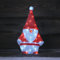 Lights4fun Sagoma di Babbo Natale Luminoso in Acrilico da 51 cm con 30 LED Bianco Figura Natalizia 2D Decorazione per Interni ed Esterni