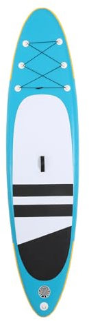 Uppblåsbart stativ Up paddle Board 305 cm paddel och uppblåsare | Surfbräda för proffs och nybörjare | lätt och bärbar | 12–15 PSI uppblåsbart tryck | vattennöje och äventyr, uppblåsbar paddle board