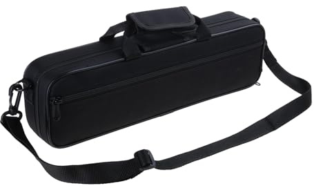Custodia imbottita in nylon per flauto, portatile, borsa a tracolla, fodera morbida, 16 fori, custodia per il trasporto