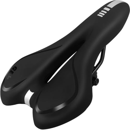 Rarapop Selle de vélo Ultra-Confortable avec Gel Ergonomique - Système d'amortissement intégré - Conception imperméable et Respirante - Compatible VTT et vélo de Route