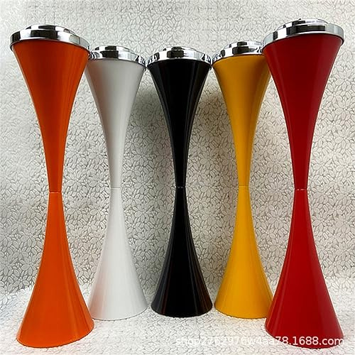 YUZDNM Posacenere da Pavimento - Posacenere da Terra per Interni, Commerciale da Esterno A Colonna di Fuliggine, Posacenere per Sigari Antivento in Acciaio Inossidabile per Patio Esterno(Orange)
