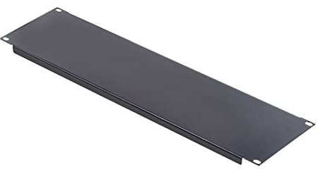 Aiten Data Panel Ciego 3U para Armario Rack 19, Color Negro