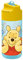 P:os 27291 - Trinkflasche für Kinder, ca. 450 ml, transparentes Design mit Winnie the Pooh Motiv und integriertem Strohhalm zum Hochklappen, aus Kunststoff, bpa- und phthalatfrei