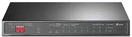 TP-Link TL-SG1210MP - 10-Port Gigabit Desktop Switch with 8-Port PoE+