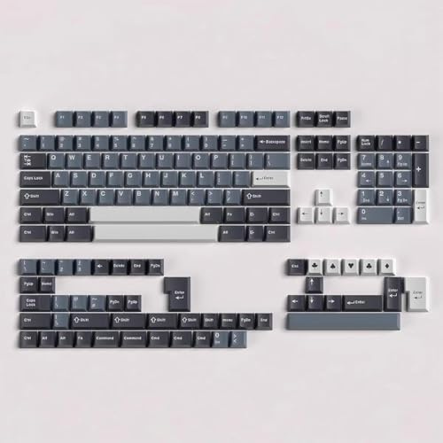 163 Tasten Doubleshot Keycaps Cherry Profile Apollo Keycaps Set für 61/64/87/104/108 Cherry Mx Switches Mechanische Tastatur
