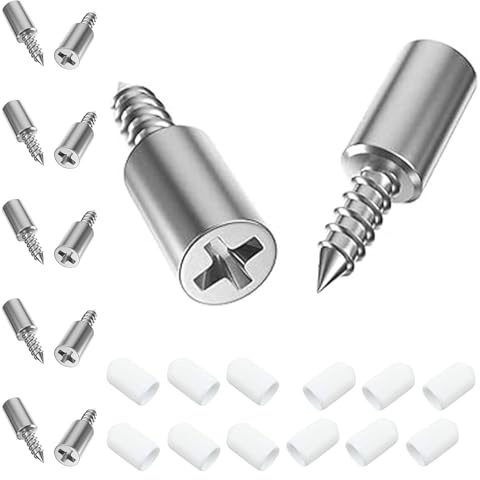 12 PCS Shelf Support Pegs, Integrated Self-Tapping Screws, One-Piece Shelf Pins, Cylindrical Pin Bracket, with Anti-Slip Cover, Metal Bracket Pegs Suitable for Cupboards, Cabinet, Wardrobe