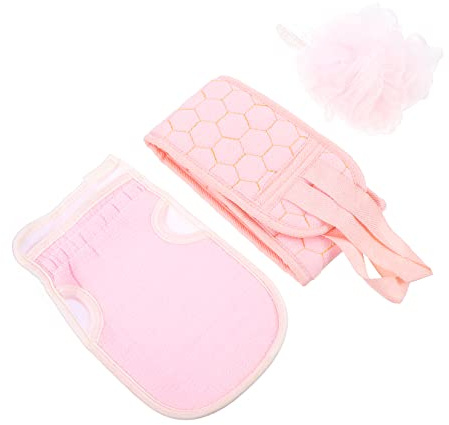 Vaguelly Guantes De Baño Flores Toalla De Baño Toalla De Ducha Guantes De Ducha Prácticas