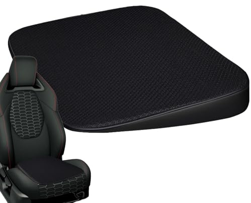 Adult Car Booster Seat - 6CM Car Seat Cushion Car Wedge Booster Cushion, Soft Car Seat Cushion For Shorter Drivers, Breathable Booster Seat Cushion, Back Support For Offices Chair, Cars, And Trucks