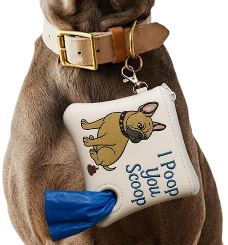 Dispensador De Bolsas Para Excrementos En Correas | Dispensador Higiénico De Bolsas Para Excrementos - Accesorios Elegantes De Paseo Para Mascotas, Práctico Acompañante Exterior Para Adultos Y Adolesc
