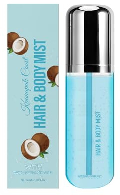 Vanille Parfüm Und Kokos Parfum,Kokosmilch Und Vanilla Perfume,Bodyspray Damen,Körperspray,Duftspray Für Haar Und Körper,Haarpflege,Hautpflege Spray Für Frauen Und Männer,60ML(Kokos 1 Stück)