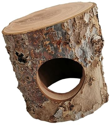 Ailan El túnel-escondite para Conejos Les encantará a los Animales pequeños. Les Proporciona Horas de Ejercicio y Entretenimiento. Túnel de para Madera para hámsteres, casita para Animales pequeños,
