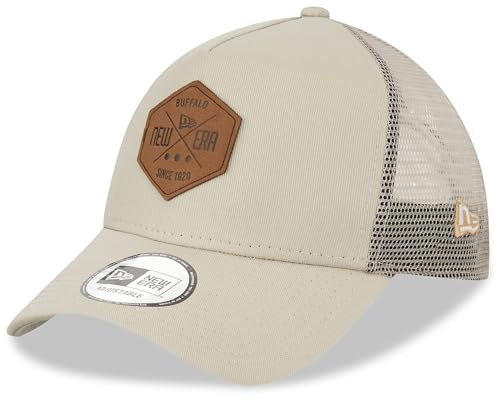 New Era Heritage Patch Beige A-Frame Gorra de Camionero Ajustable