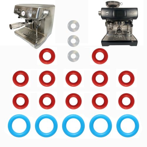 20-Piece O-Ring Set for Sage/Breville Dual Boiler Coffee Machines - Silicone Seals for Hose, Thermal, and Steam Probes BES900 BES920 BES980
