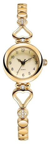findtime Ladies Watches Gold Watches Womens Small Dainty Watch | Bracelet Watch for Everyday Use with Adjustable Link Bracelet