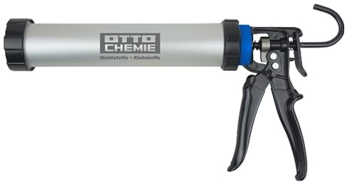 OTTO Handpresspistol H 400 | Professionell patronpistol för 400 ml aluminiumfoliepåsar och 310 ml patroner, vridbar aluminiumcylinder | översättningsförhållande 17:1
