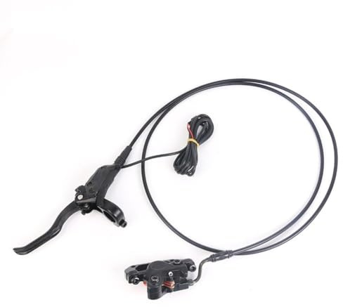 Opatiny Kit de frein hydraulique 2 broches pour vélo électrique avant 850 mm et arrière 1600 mm pour disque de 160 mm, alliage d'aluminium, compatible avec vélos électriques