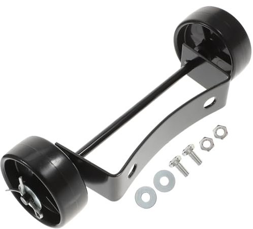 HIAKDOFT Kit de Ruedas Aplicables para Calentador de Patio Exterior Ruedas Giratorias de Hierro Negro Tornillos Repuesto para Calentadores de Gas Tipo Sombrilla Movilidad Fácil y