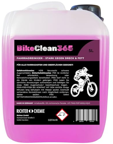 BikeClean365 Fahrradreiniger 5L Kanister, stark gegen Fett & Schmutz