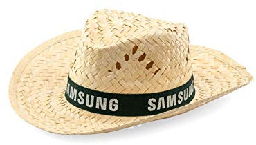 Genérico Lote 20 Sombreros de Paja Sombreros de Paja para Bodas Fiestas Eventos Unisex Hombre Mujer (Cinta no incluida)