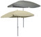 Meinposten Sonnenschirm Balkonschirm Rechteckschirm 200x150 cm beige grau Knickbar UV50+ (Beige)