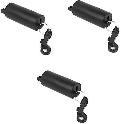 Boucle de plongée à double extrémité, Boucle de pl Extracteur de cible en Silicone, 3 pièces, pince de tir à l'arc(Blackx3pcs)