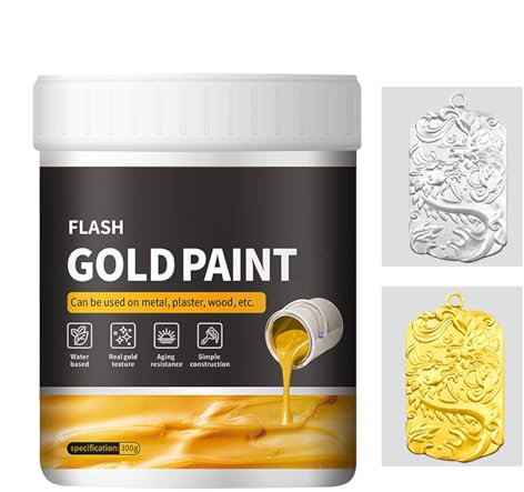 Liquid gold colour, golden pink leaf, fast leaf colour liquid, metal plasters improve your craft skills of this user-friendly liquid gold colour, the