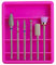 GASHIO® Nagelfräser bits Professionelles 6 Stück, Nail drill bits, Nagelfräser Aufsätze Set, fräser bit für gelnägel, Hartmetallsinter + Diamant Nagel-Bits für Nagelbohrer, für alle Fräsmaschinen