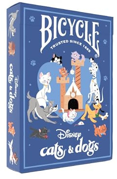 Bicycle Disney Cat and Dogs Mazzo di carte per fan e collezionisti