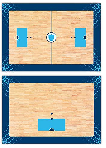 Haberdashery Online Pizarra Deportiva Doble Cara Táctica. Tabla de Entrenamiento Personalizada Logotipo Equipo (Hockey Patines)