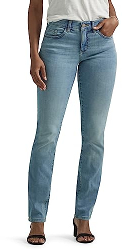 Lee Ultra Lux Comfort with Flex Motion Straight Leg Jean, Côte-Nord, 36 Femme