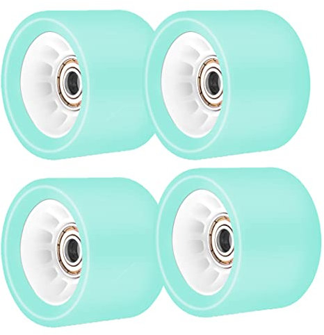TGHY 4 Skateboard Roues Longboard Roues de Skateboard Roues de Skate Longboard Wheels Cruising Wheels Planche à roulettes 80A, 70mm,Vert